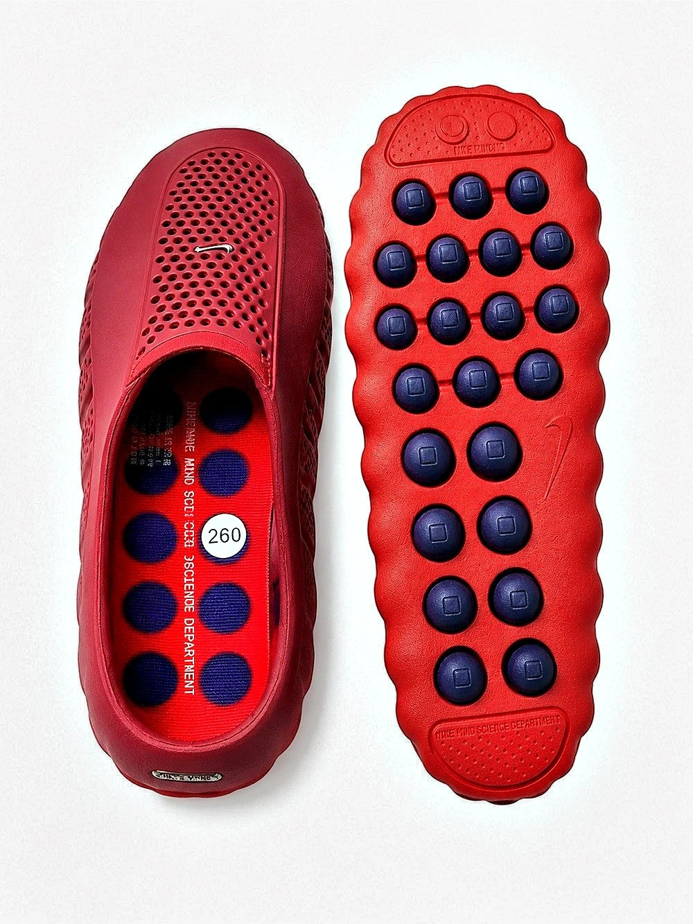 Nike Nike Mind 001 Slip-On Sneakers in Red US 8 NWT - Picture 2 of 4